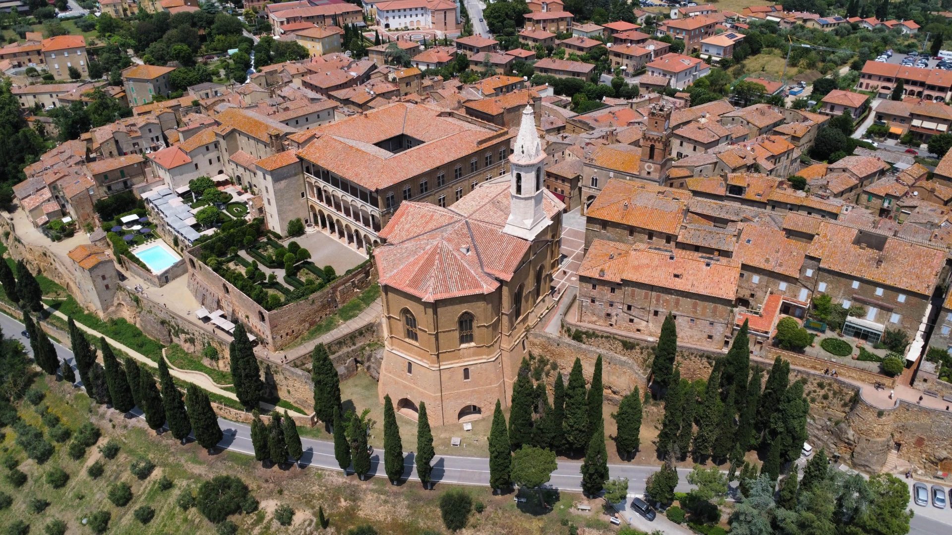 Pienza dall’alto