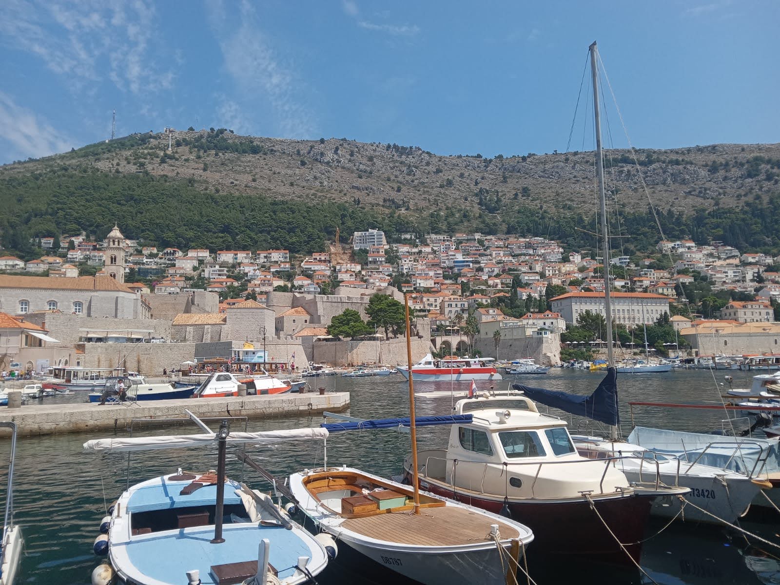 Vista della città di Dubrovnik