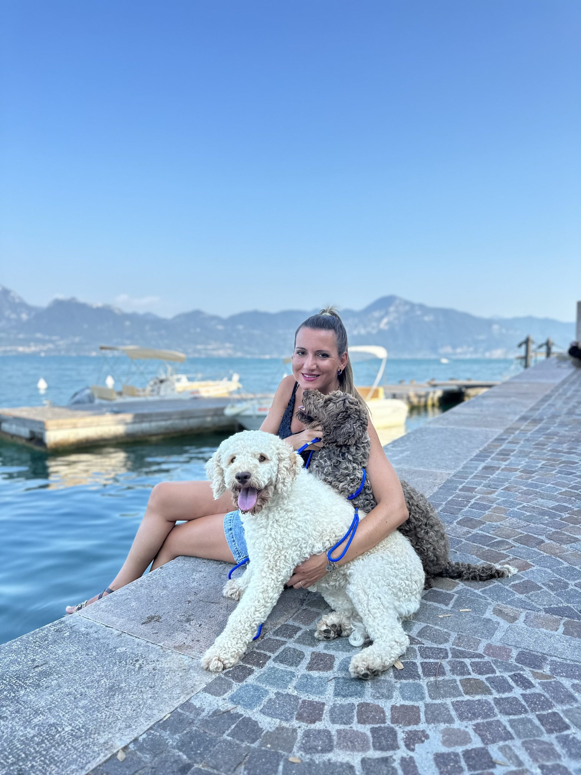 FURIA E STELLA LAGOTTO ROMAGNOLO IN VACANZA AL LAGO DI GARDA