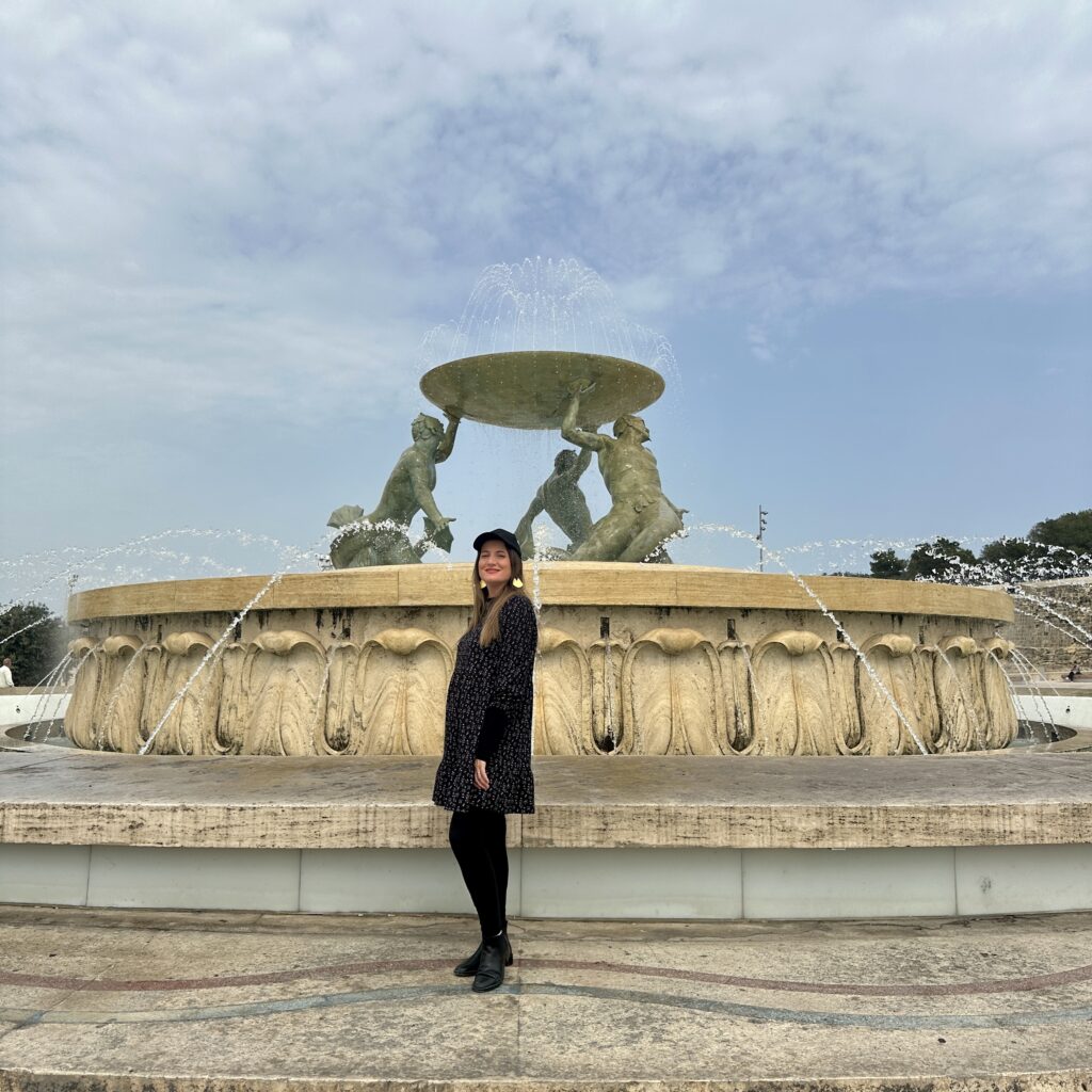 la fontana dei Tritoni