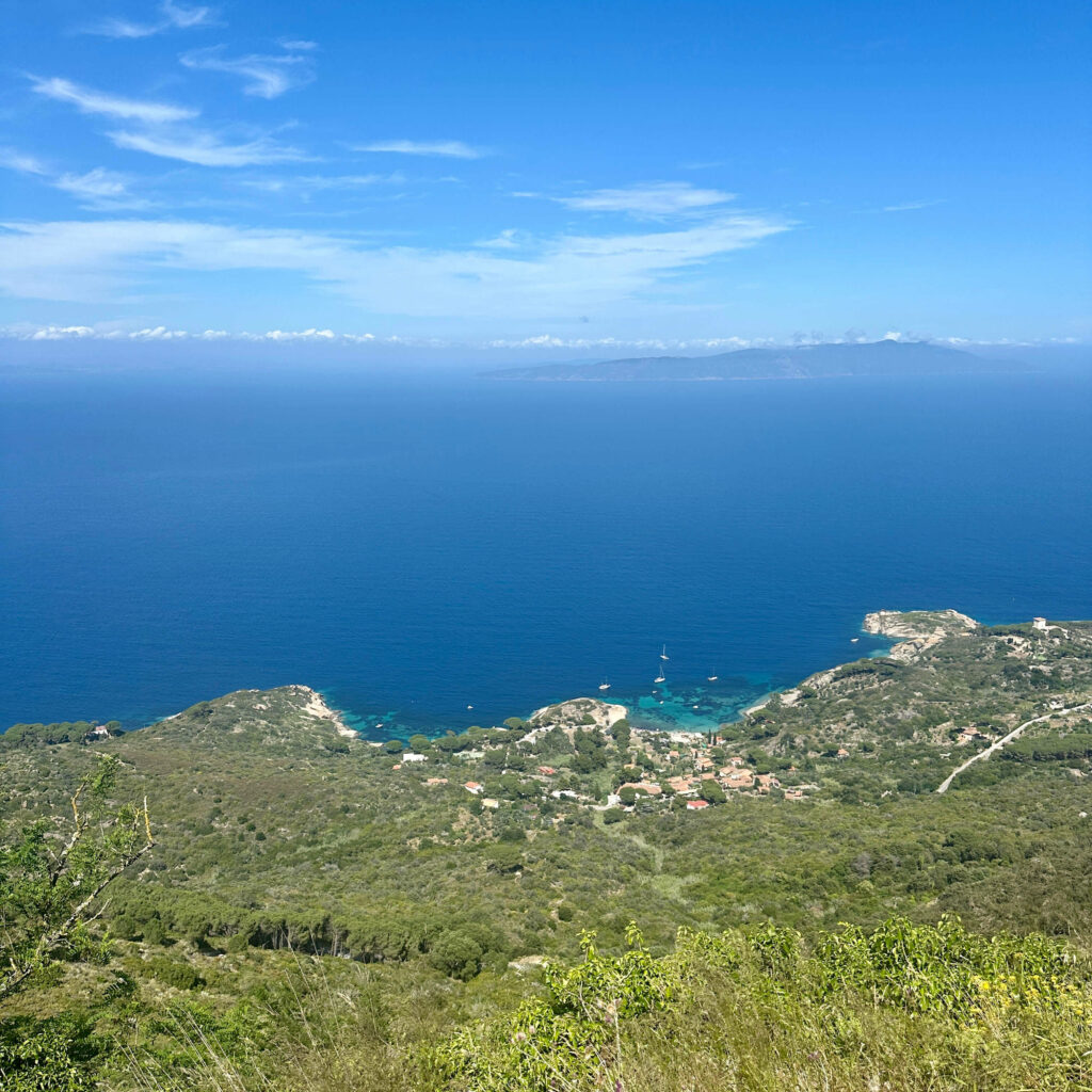 Isola del Giglio vista dall’alto